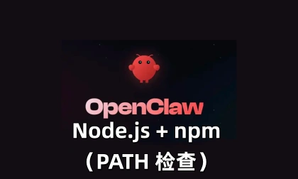 Node.js + npm（PATH 检查）-linclaw·灵爪